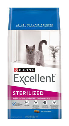 Imagen de ALIMENTO BALANCEADO GATO EXCELLENT GATO  STERILIZED X 7,5KG
