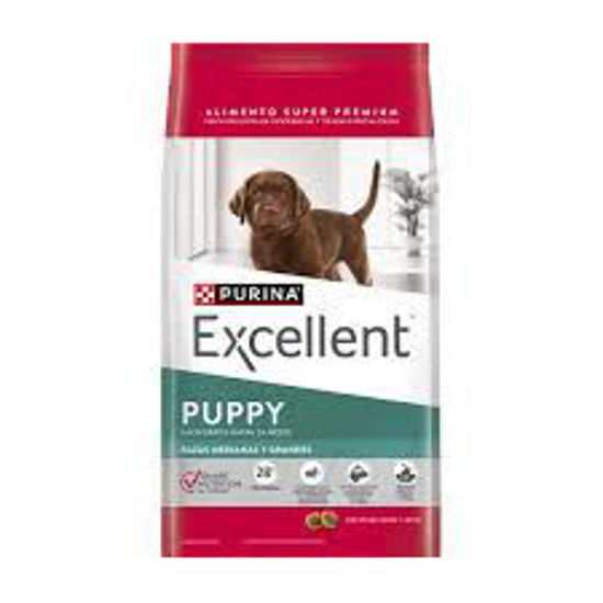 Imagen de ALIMENTO BALANCEADO PERROS EXCELLENT PERRO CACHORRO RAZA MEDIANA Y GRANDE X 3 KG