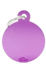Imagen de ACCESORIOS PARA MASKOTAS -MEDALLA MEDIANA REDONDEL VIOLETA MFB19