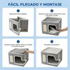 Imagen de ACCESORIOS PARA MASCOTAS - CCRP58*43*33CM MD012 CAMA CHUCHA RASCADOR PEGABLE 58*43*33CM