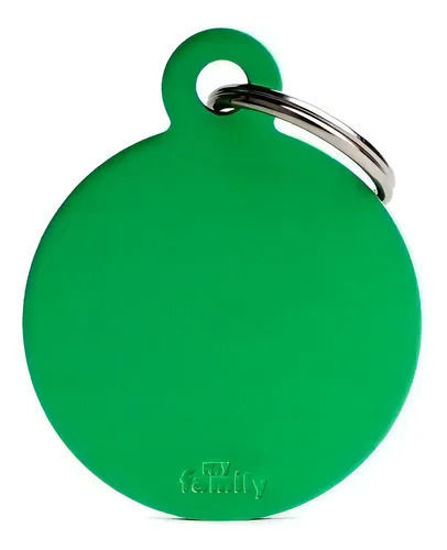 Imagen de ACCESORIOS PARA MASKOTAS - MFB40 MEDALLA MEDIANA REDONDEL VERDE