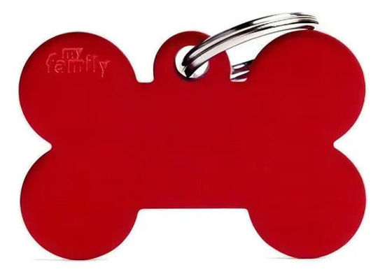Imagen de ACCESORIOS PARA MASKOTAS - MFB10 MEDALLA MEDIANA HUESO ROJA