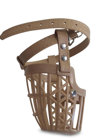 Imagen de ACCESORIOS PARA MASCOTAS BOZAL CANASTA PLASTICO 104